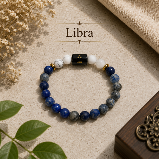 Libra (Tula) Zodiac Bracelet