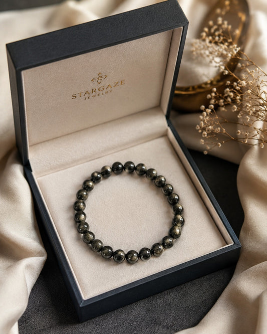 Pyrite Crystal Bracelet – Wealth, Protection & Success Bracelet | The Astro Stones