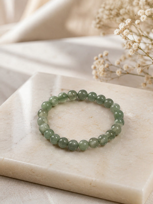Green Aventurine Crystal Bracelet – Prosperity, Luck & Growth Bracelet | The Astro Stones