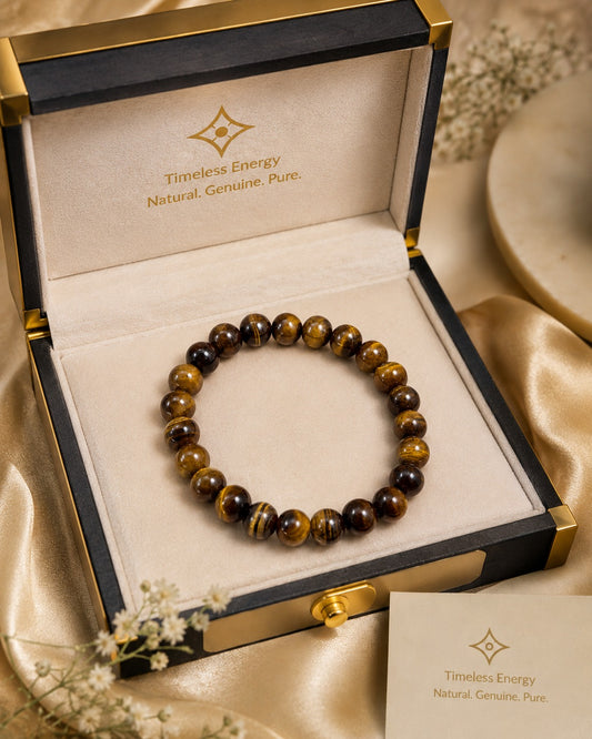 Tiger Eye Crystal Bracelet – Protection, Confidence & Success Bracelet | The Astro Stones