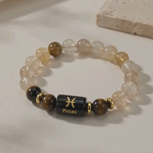Pisces (Meen) Zodiac Bracelet