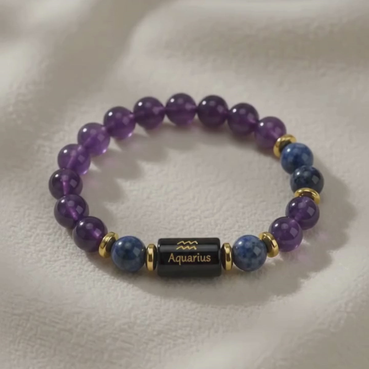 Aquarius (Kumbh) Zodiac Bracelet