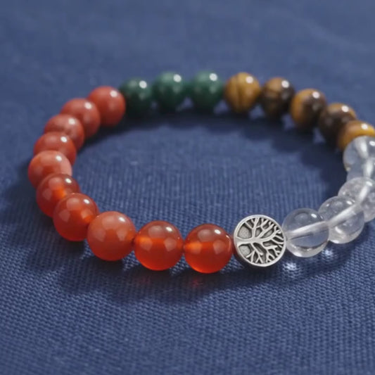 Moolank 9 Mars Energy Personalized Numerology Crystal Bracelet