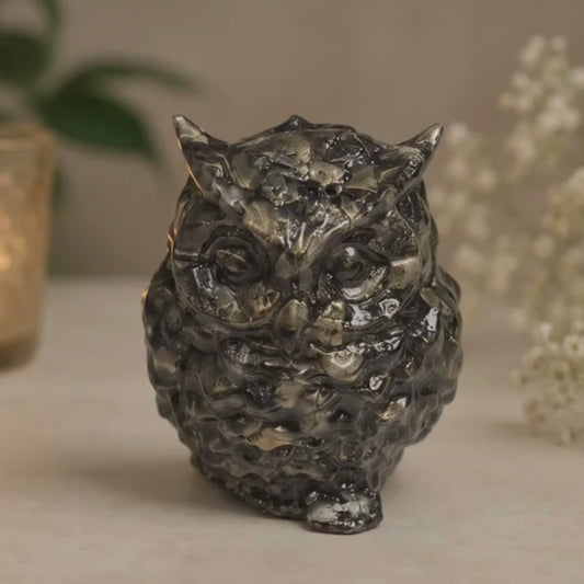 Pyrite Owl – Crystal Vastu &amp; Feng Shui Owl for Wisdom, Wealth &amp; Positive Energy